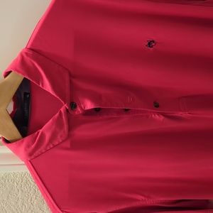 Greyson Cayuse Logo Golf Polo, XL, Pink